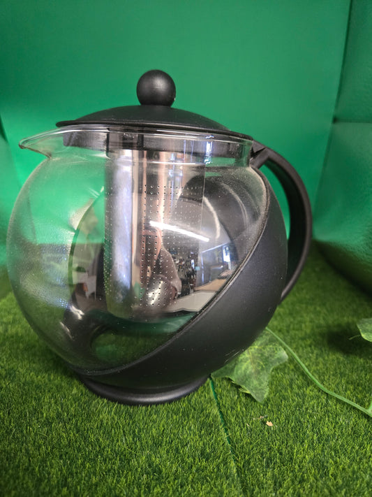 Black and Glass tea pot