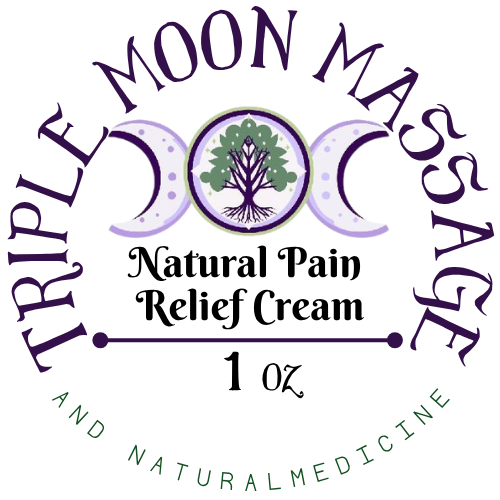 Natural Muscle Ease Cream 1oz - Triple Moon Massage LLC 